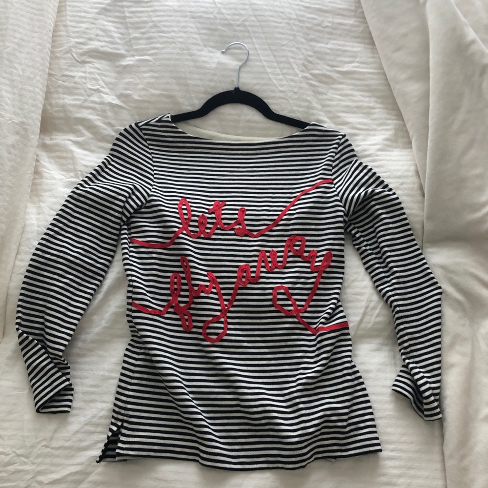 Kate Spade 3/4 sleeve top
